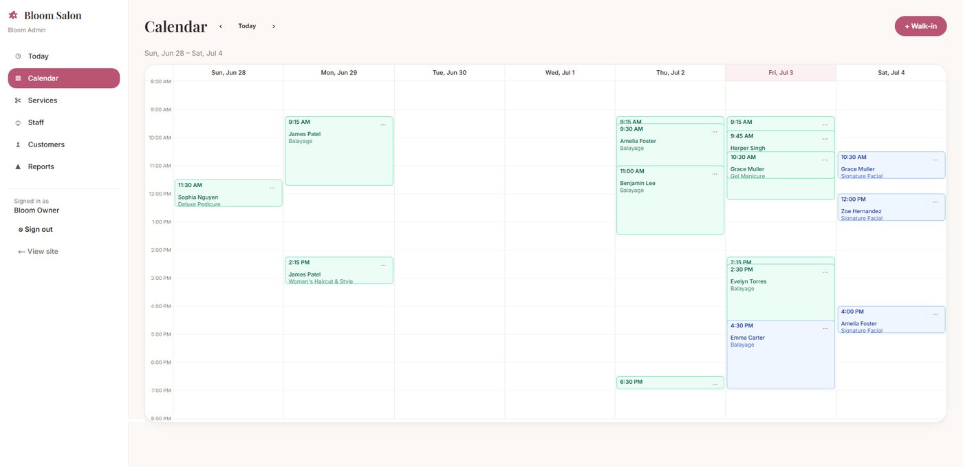 Bloom Salon Booking screenshot 4