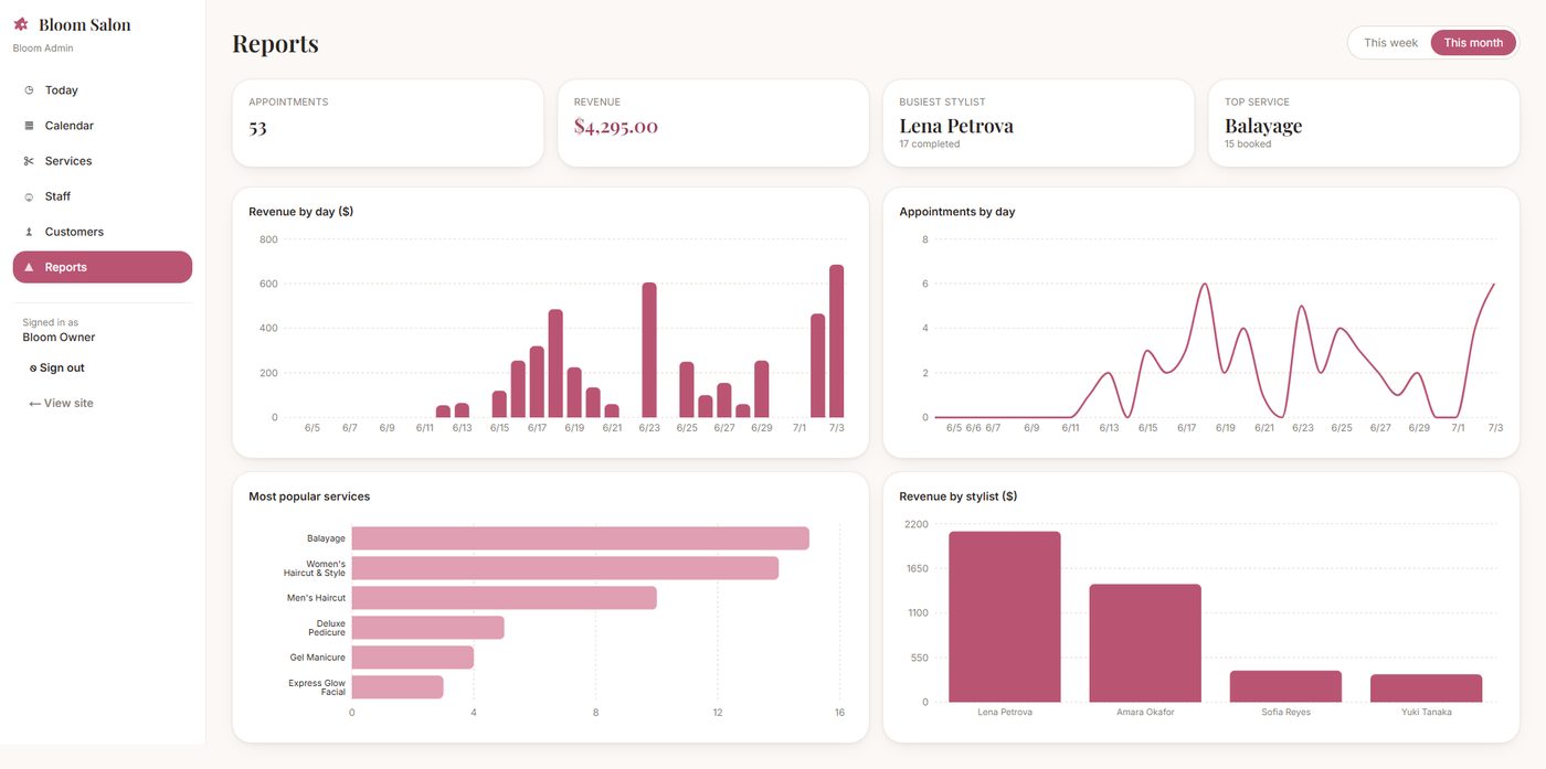 Bloom Salon Booking screenshot 7